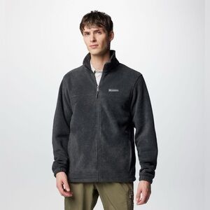 Columbia men's Steens Mountain 2.0 full zip fleece jacket in charcoal heather